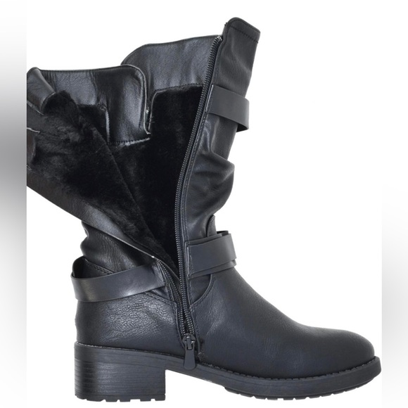 Mid Calf Riding Winter Boots - Picture 5 of 7